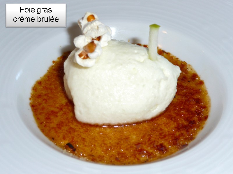 Foie gras crème brulée